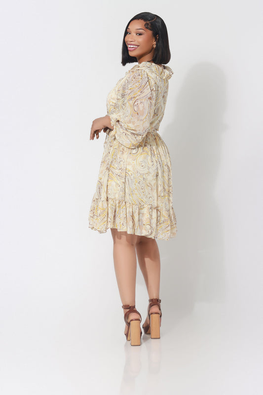 Timeless Midi Ruffle Dress